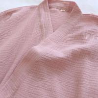 Conjunto de pijama de 2 piezas para pareja japonesa, hilo de algodón fino, pantalones cortos de manga corta, kimono para hombre y mujer, decoración del hogar - details 12