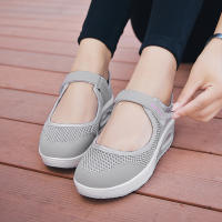Mocasines de plataforma para mujer, zapatillas cómodas sin cordones, zapatos ligeros para caminar, gris, trabajo, mecedoras largas horas - details 22