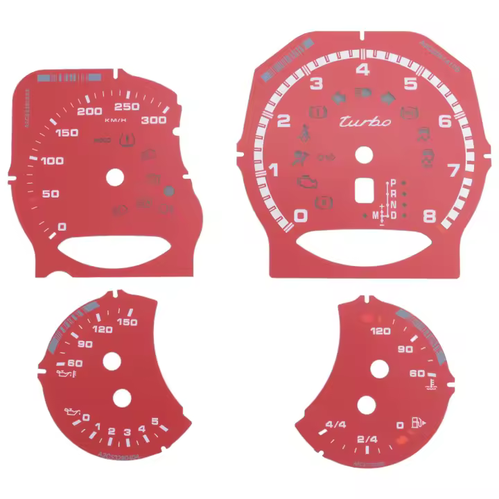 Indicador de esfera facial para Porsche 971 Cayenne Macan 718 Paramera 911 Carrera 991 Dash Cluster Overlay - 1