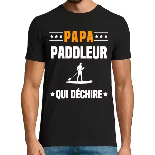 palista papá que rompe paleta,Camiseta de Pádel Divertido, ropa para exteriores - 1