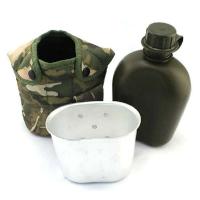 Botella de agua de 1L, placa fría de aleación, olla de supervivencia para acampar, bolsa para villa al aire libre - details 3