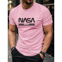 Camiseta de Manga Corta para Hombre 100% Algodón, Informal, a la Moda, Holgada, de Talla Grande, con Estampado de Letras, Deportiva - details 8