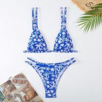 Conjunto de dos piezas Traje de baño sexy con tanga estampado para mujer Primavera/Verano 2024 - details 2