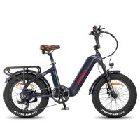 FAFREES F20 Master Bicicleta Eléctrica, Marco de Fibra de Carbono, Motor de 500W, Batería de 48V 22.5Ah, Neumáticos de 20*4,0 Pulgadas de Espesor, Frenos hidráulicos dobles, SHIMANO de 7 Velocidades, Pantalla LCD en color, Aurora Gris - details 13