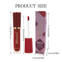 Brillo Labial Mate Duradero Color Fácil Hidratante Sin Pegajos Impermeable - details 3