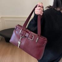 Bolso Messenger de Moda para Mujeres Color Sólido, Cierre de Cremallera, Linedo de Poliéster, Pintado de Borde, Versátil para Ocasiones con Bolsillo para Teléfono - details 2