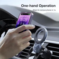 Soporte magnético para teléfono: soporte giratorio ajustable de 360 ° para coche para todos los teléfonos, adecuado para Android, Samsung y Apple - details 2
