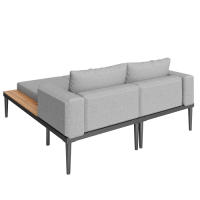 Cama de Patio Impermeable Multifuncional Doble Sofá de Deporte al Aire Libre con Estantes - details 10