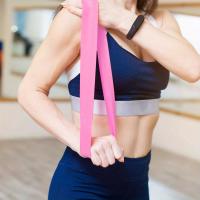 Bandas elásticas de resistencia para Fitness, bandas de resistencia deportivas para entrenamiento en casa, yoga, estiramiento, Pilates, Crossfit, entrenamiento, equipo de gimnasio - details 2