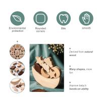 Juguetes de madera Montessori para bebés, bloque de equilibrio estilo luna estrella, juegos de mesa educativos para niños - details 2