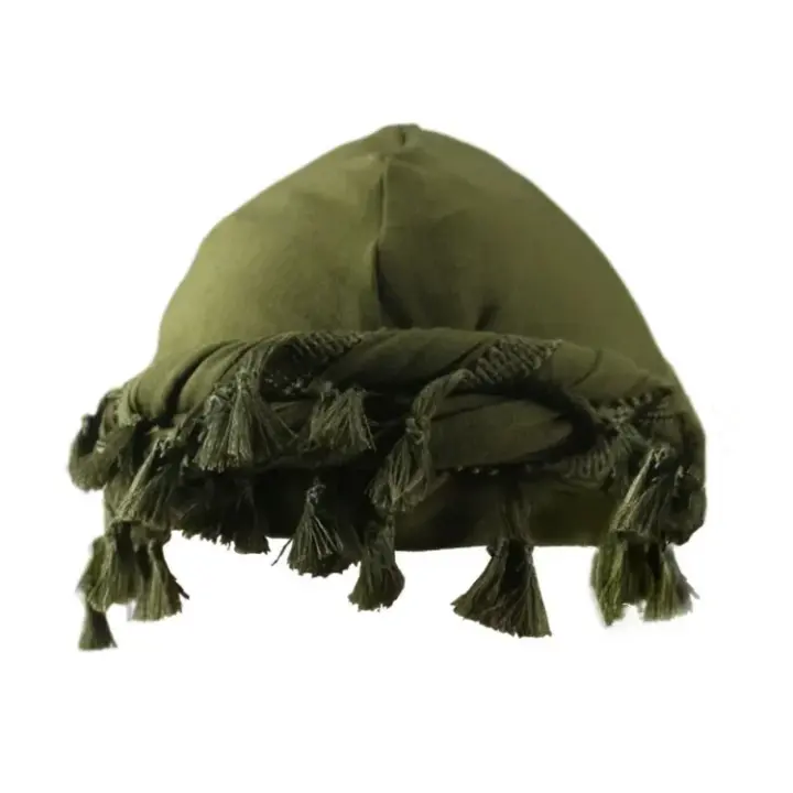 Gorra de Algodón con Flequillo Tejido Estilo Punk para Hombres Gorra de Cabeza de Color Sólido - 1