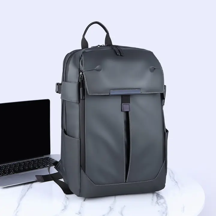 Mochila impermeable función de viaje bolsa de ordenador de gran capacidad de ciclismo de los hombres de la com****dora casco mochila de viaje bolsa de la escuela. - 1