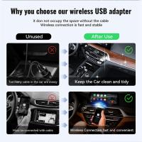 Adaptador inalámbrico CarPlay para Android, Mini caja inteligente, Plug and Play, WiFi, conexión rápida, Universal - details 2