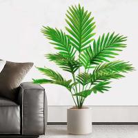 Palmera de Plástico Verde Planta Falsa Tropical para Jardín en Casa Ramas de 49.2 pulgadas - details 25