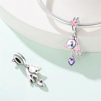 Nuevos Dijes de Plata de Ley 925 Diseño de Abrazo de Amor Zirconia Joyería de Mujer DIY Pulseras - details 57
