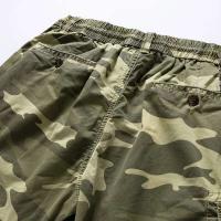 Pantalones cortos casuales de algodón de verano con múltiples bolsillos para hombre, pantalones cortos para correr transpirables para hombre - details 13