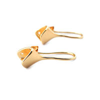 Latón color oro de 18 quilates, compatible con cuentas de medio agujero con ganchos de medio pasador para pendientes, joyería de alta calidad, accesorios para manualidades. - details 69