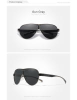KINGSEVEN-gafas de sol de gran tamaño para hombre y mujer, lentes de espejo polarizadas, protección UV, acero inoxidable, N7762 - details 4