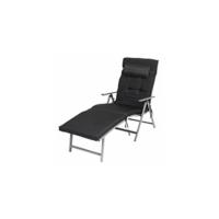 Silla Larga, baño de Sol con colchón de 6 cm de Grosor, de Aluminio antioxidante, Transpirable, reclinable, Carga máxima 150 kg - details 4