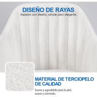 Silla de Oficina Ergonómica Reclinable Rotativa de 360° Ajustable en Altura Sillín Acolchado - details 1