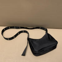 Bolso bandolera de nailon para mujer, informal e impermeable, estilo vintage coreano - details 8
