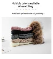 Gorro de punto para bebé recién nacido, cálido gorro redondo, doble uso, madre y bebé, nuevo, otoño e invierno - details 8