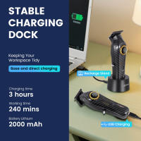 Hatteker-Motor sin escobillas de 8000RPM, cortadora de pelo profesional, cargador Base, pantalla LED, cortadora de pelo, Máquina para cortar cabello para hombres para el hogar - details 7