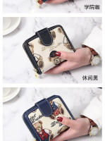 Tiantian Winnie the Pooh nuevas carteras cortas para mujer estilo coreano lindo plegable monedero de moda multifuncional - details 9