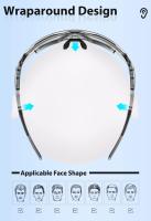 SCVCN Gafas de Ciclismo UV400 Nueva Versión Gafas de Gato para Bicicleta de Montaña y Carretera - details 7