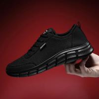 Zapatillas de Malla Transpirable Nuevas para Hombre Zapatos Ligeros Informales para Caminar - details 11