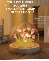 Lámpara de Noche de Tulipán Artificial Hecha a Mano DIY Decoración de Dormitorio LED - details 0