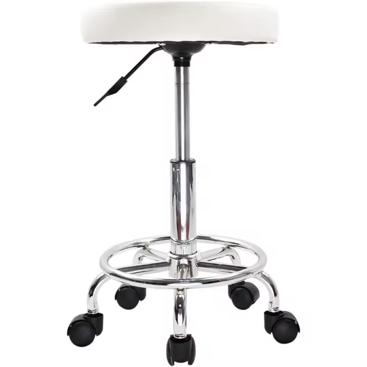 Giratorio Medical SPA salón taburetes de Masaje Silla de Trabajo Color Negro - 1