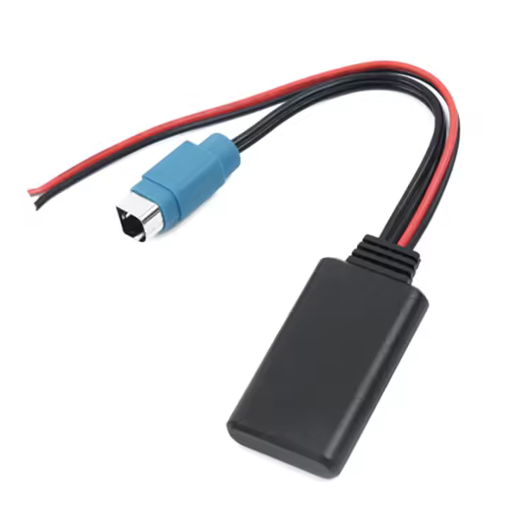 Módulo adaptador de música con Bluetooth para coche, Cable auxiliar de Audio para Alpine CDE-W203Ri, IDA X303, X305, X301, KCE-237B - 1