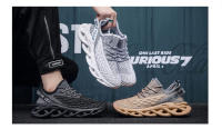 Zapatillas de correr transpirables de marca para hombre, zapatillas deportivas antideslizantes resistentes al desgaste para gimnasio, zapatillas de tenis absorbentes de golpes, zapatillas de deporte con cuchilla a la moda - details 2