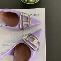 Sandalias con punta de aguja para mujer, zapatos con punta en punta, estilo de niño, Sentido del diseño - details 19