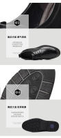 Zapatos de cuero genuino para hombres Transpirables, estilo británico, de cuadros, para bodas y negocios formales - details 8