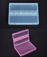KADS Caja de Almacenamiento de Brocas de Manicura 14 Furos para Brocas de Tarjetas - details 4