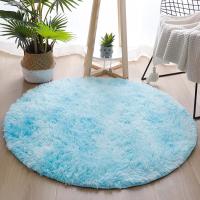 Alfombras de Salón redondas, Pelo Largo, Alfombra para Habitación, Dormitorio, Lavables, Antideslizante, Muy Suave - details 32