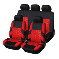 Juego de fundas universales para asiento de coche, protectores de cojín con patrón de impresión de neumáticos 3D, accesorios de estilo Interior para coche, nuevo, 2024 - details 0