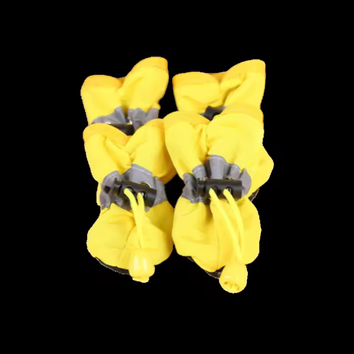 Zapatos impermeables antideslizantes, Botas de lluvia, calzado para gatos pequeños, perros, cachorros, patas de accesorios para mascotas, 4 unids/set - 1