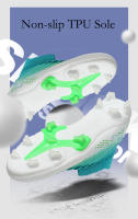 Zapatos de fútbol de marca para hombres, botines de fútbol para niños pequeños, zapatillas de entrenamiento de fútbol de cuero para niños, zapatos de tacos de fútbol al aire libre - details 9