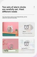 Nuevo Reloj despertador para niños, Altavoz Bluetooth, despertador para mesita de noche, espejo, temporizador de despertador - details 3
