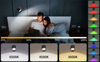 Luces de Pared LED RXUNS Lámpara de Esquina Cargable y Recargable 2000mAh Rotación de 360° - details 16