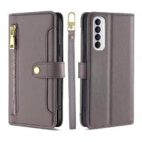 Funda de cuero PU magnética OPPO Reno 4 Pro 4G, billetera con tapa, funda protectora, correa colgante multifuncional - details 8