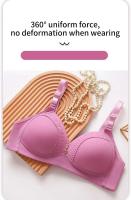 Elegante cobertura total de talla grande sin bucles, con efecto de peinado y levantamiento, muy adecuado para el uso diario, sujetador de lactancia - details 2