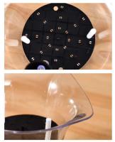 Maceta de plástico transparente para plantas con riego automático, cuadrado, nuevo diseño, para jardín - details 5