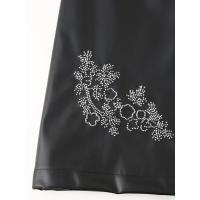 Vestido Mini Negro de Mujer con Decoración de Cuentas Moda Verano 2025 Elegante Sin Mangas para Mujer. - details 5