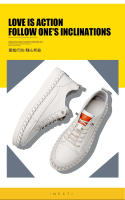 Primera capa de cuero de vaca zapatos de los hombres zapatos de cuero 2025 de los hombres de cuero genuino hechos a mano zapatos casuales de un pedal de cuero suave suela suave zapatos Doudou. - details 11
