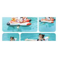 Barco Pirata Para Niños Anillo De Natación Asiento De Avión Con Pistola De Agua Piscina Agua Flotante Juguetes Montar Bote Inflable - details 8