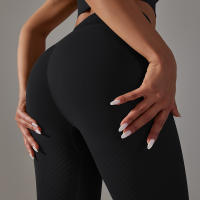 Hamidou-mallas sin costuras para mujer, Leggings de cintura alta para gimnasio, Control de barriga, mallas de entrenamiento para correr, pantalones de Yoga - details 13